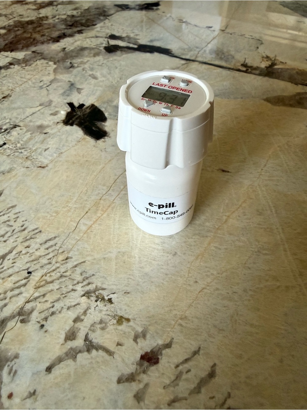 e-pill TimeCap Bottle - Supplement/Medication Reminder